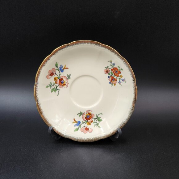 Alfred Meakin Tea Cup And Saucer " The Cup Of Knowledge " Royal Marigold 1920's - Picture 6 of 11